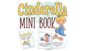 Cinderella Fairy Tale Foldable Mini Book Set Grade 1 2 3 ELA