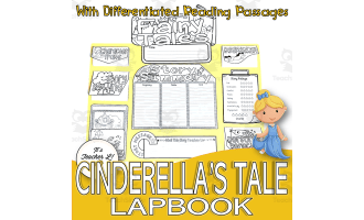 Cinderella Lapbook Project Reading & Writing GRADE 3 4 5 ELA