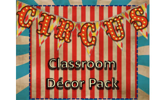 Circus Classroom Decor
