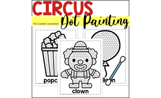 Circus Dot Painting - A Fine Motor Art Activity