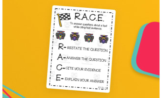 Citing Text Evidence Anchor Chart – 3-Chart Set