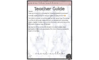 Citizen Participation in Government: Australia Reading Packet