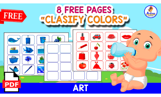 CLASIFY COLORS | 6 FREE PAGES