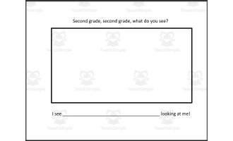 Class Book Template: What do you see?