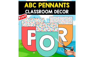 CLASSROOM DECOR | ABC PENNANTS
