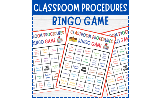 Classroom Procedures Bingo – Back-to-School Game