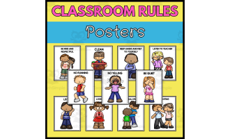 Classroom Rules Posters - Back to School Classroom Decoration