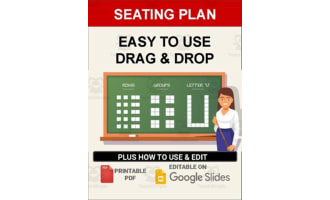 Classroom Seating Plan (Editable on Google Slides)