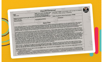 Claus-fit Christmas PE Activity