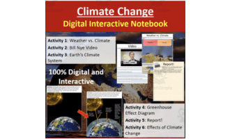 Climate Change – Digital Interactive Notebook