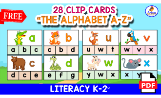 CLIP CARDS | Alphabet A to Z