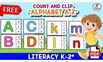 CLIP CARDS - Alphabet Theme