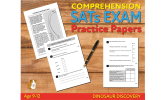 Close Reading Comprehension Practice Papers (Dinosaur Discovery) 9-12 years