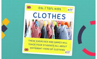 Clothes ESL Lesson Plan For Kids and Early Learners