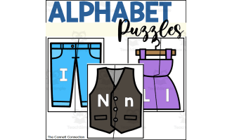 Clothing Alphabet Puzzles