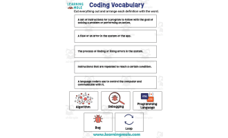 Coding Vocabulary Activity