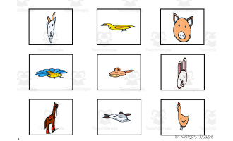 Cognitive Perceptual Boards | Farm Animals Pack 3