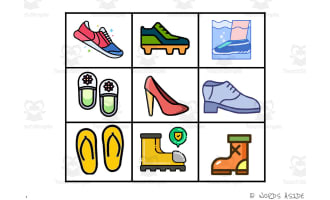 Cognitive Perceptual Boards - Footwear Pack 7