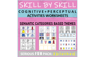 Cognitive Perceptual Worksheets | Category Themes | 2