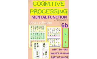Cognitive Processing | Mental Function Boost Activities - COLORED 6b