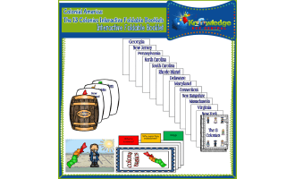 Colonial America: The 13 Colonies Interactive Foldable Booklets - EBOOK