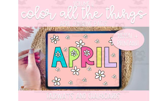 Color All The Things: April