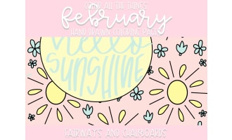 Color ALL The Things Vll: February Coloring Pages