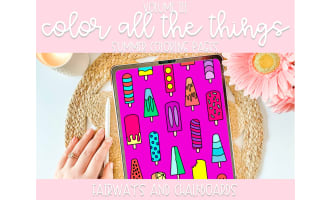 Color ALL The Things Vlll: Summer Coloring Pages