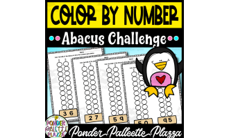 Color By Number - Abacus Challenge - 20 Pages