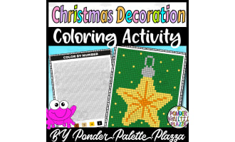 Color By Number - Christmas Decoration - Coloring Activity