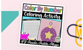 Color By Number - Coloring Christmas bauble