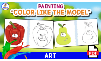 COLOR LIKE THE MODEL - Painting Activity