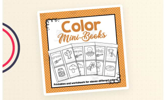 Color Mini Books – Preschool Learning Worksheets