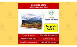 Colorado: A Micro-Learning Deck | Digital Geography Lesson