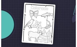 Colorado State Symbols Clip Art – 8 Visuals + Flag