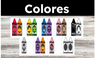 Colores en Espanol Spanish Color Posters