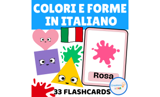 Colors and Shapes in Italian.