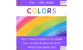 Colors ESL Lesson Plan For Kids and Early Learners