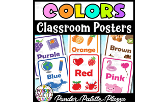Colors Posters - Classroom Decor