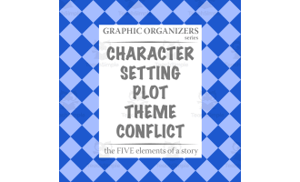 COMBINED: The FIVE Elements of a Story Graphic Organizers