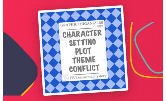 COMBINED: The FIVE Elements of a Story Graphic Organizers