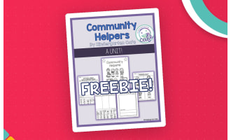 Community Helpers Coloring Page