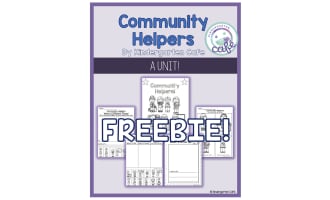 Community Helpers Coloring Page