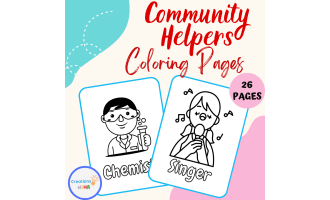 Community Helpers Coloring Pages