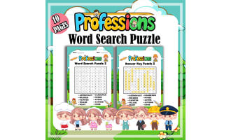 Community Helpers Early Finisher | Word Search Puzzles Labor Day For K