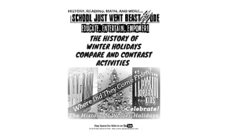 Compare and Contrast Activities: The History of Winter Holidays | Nonfiction Passage with Questions