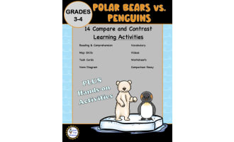 Comparison Writing and Activities Polar Bears vs. Penguins