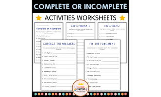 Complete and Incomplete Sentences, Fragments, and Run-On Sentences