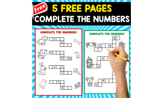 COMPLETE THE NUMBERIC SEQUENCE | FREE MATH RESOURCE