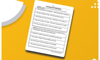Compound Predicates Sentences Worksheet